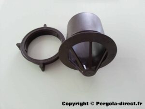 Crépine PVC diamètre 80