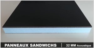 Panneau Sandwich 32mm ACOUSTIQUE