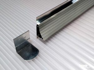 KIT RIVE en aluminium brut pour plaques de 32mm d’épaisseur