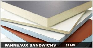Panneaux Sandwichs 55mm ACOUSTIQUE