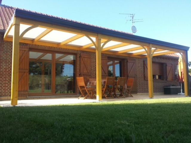 pergola en bois