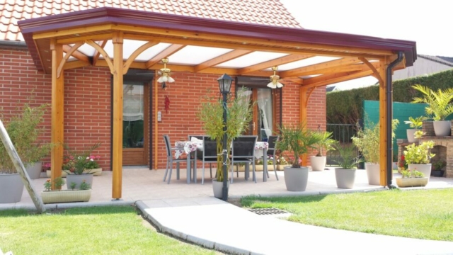 pergola en bois