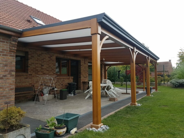 pergola en bois